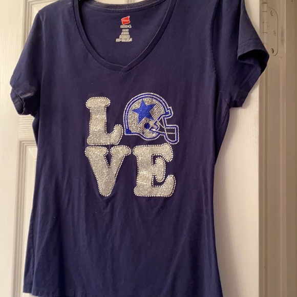 Dallas Cowboys Love shirt bling-Firm Price - Picture 2 of 3